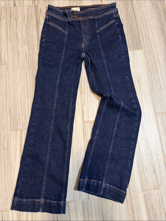Pilcro Denim - Pilcro Indigo High-Rise Flare Jeans